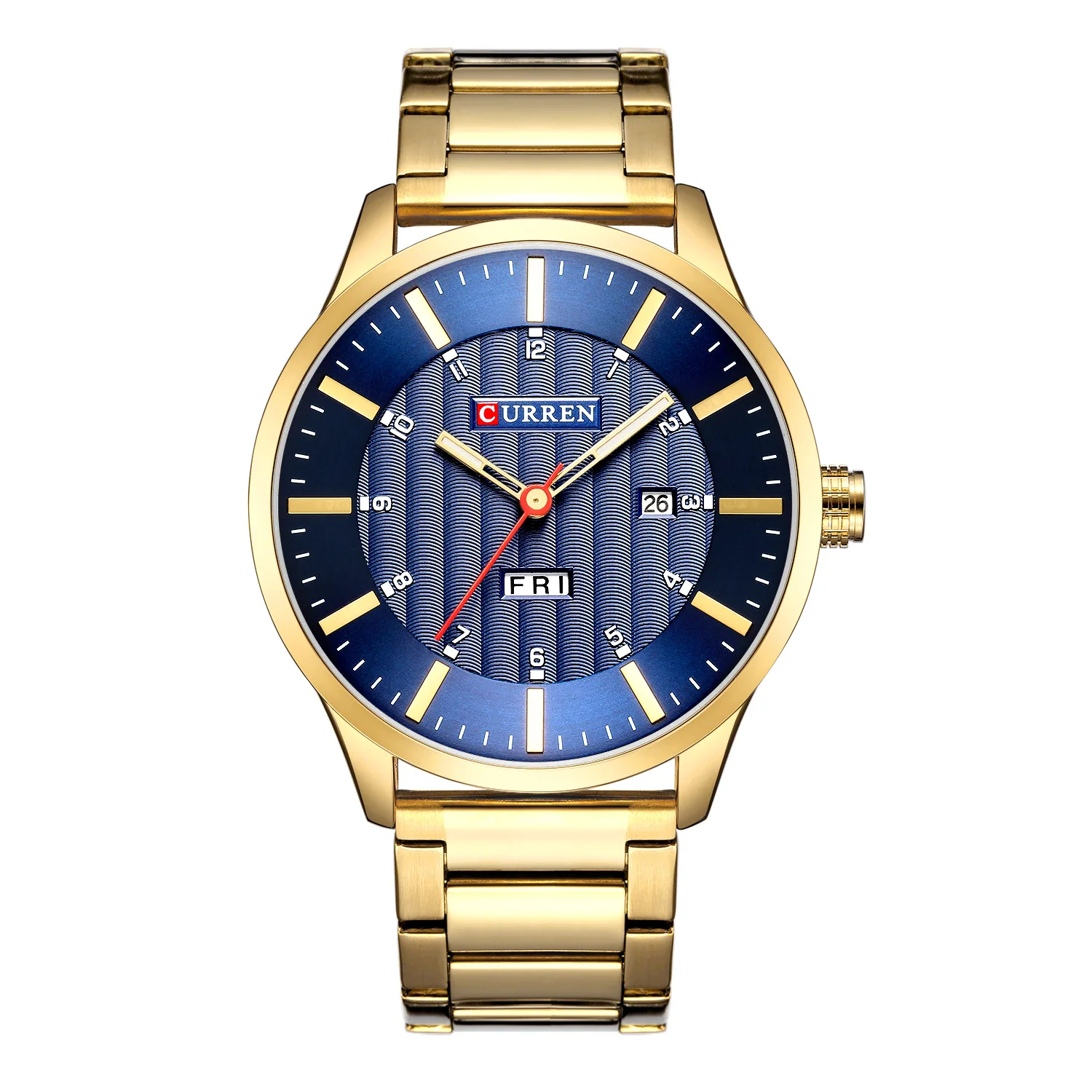 Curren Модные мужские часы со светящимися стрелками, высококачественный японский механизм, кварцевые часы, Элегантные деловые часы для мужчин, мужские часы