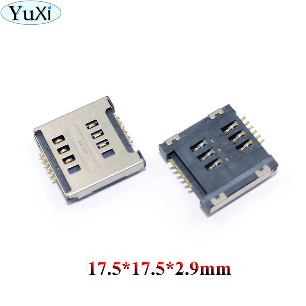 YuXi для LG D285 Optimus L65 D325 L70 D380 L80 E455 E615 E715 L5 P715 L7 II T370, T37 (две SIM-карты) Разъем для подключения SIM-карты