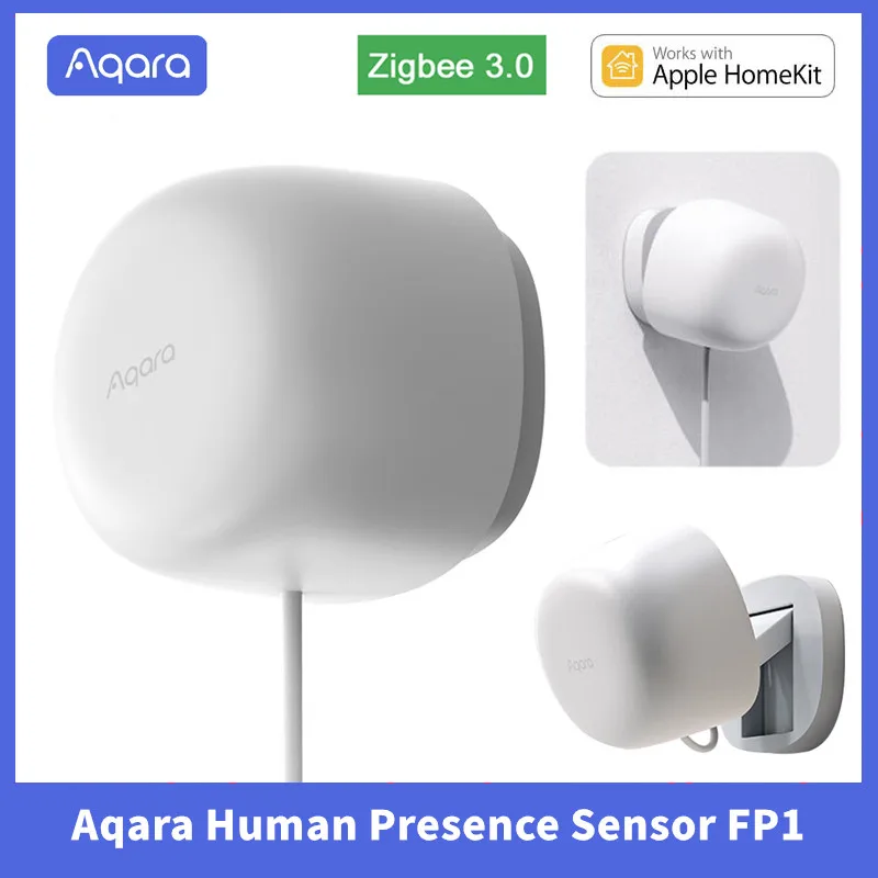 Aqara FP1 Датчик Присутствия человека Zigbee 3.0 Детектор присутствия тела Высокоточный Датчик Умный Дом Для приложения Aqara и Apple Homekit