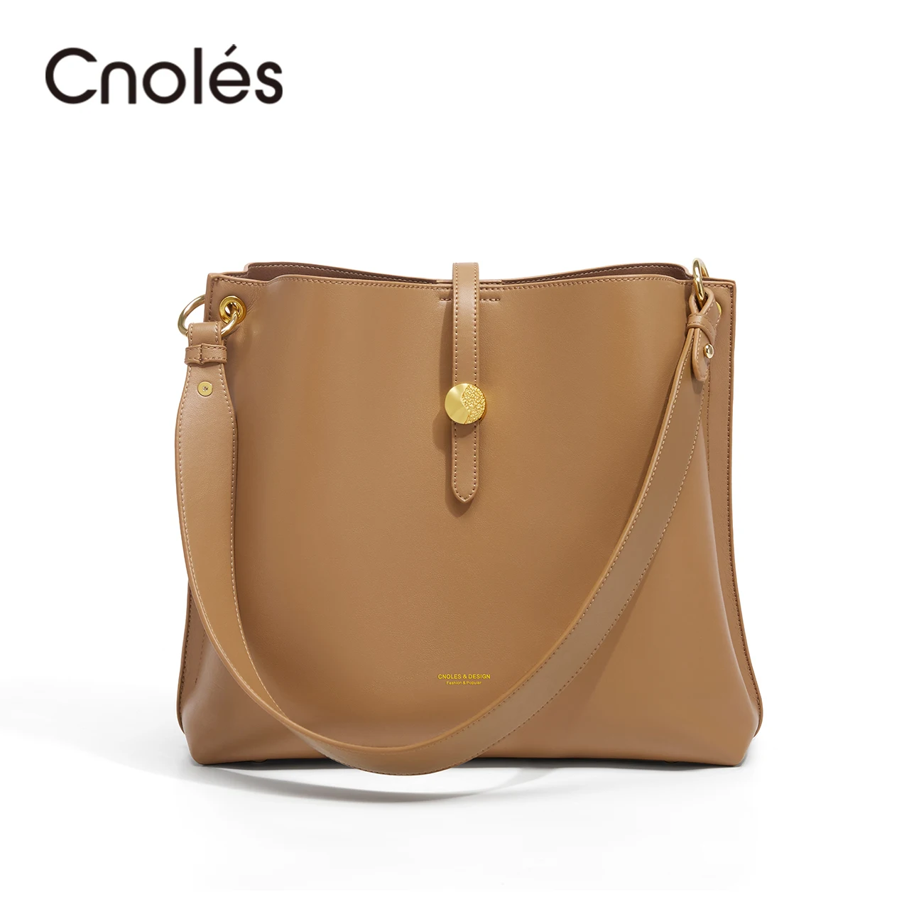 Бренд Cnoles, модная сумка через плечо, сумки-тоут для женщин, женские Кожаные сумки через плечо с 2 плечевыми ремнями