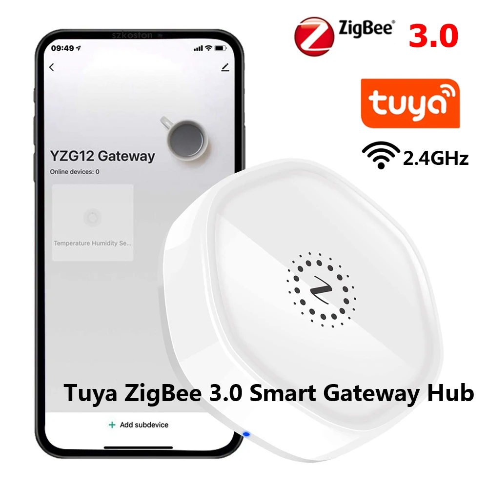 Tuya ZigBee3.0 Smart Gateway Hub Умный Дом Мост приложение Smart Life Беспроводной пульт дистанционного управления Работает С Alexa Google Home