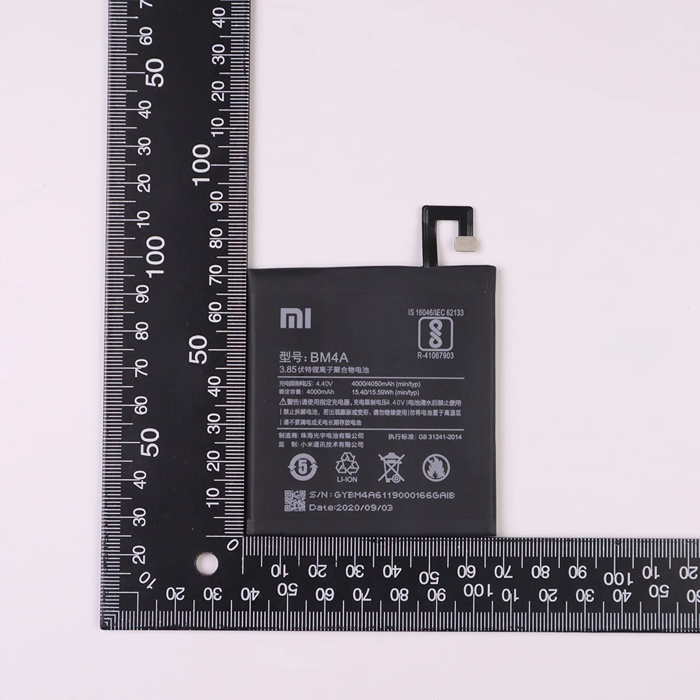 2020 год, 100% оригинальный Аккумулятор 4000 мАч BM4A, Аккумуляторы для телефонов Xiaomi Hongmi Redmi Pro Battery + инструменты Изображение 1 