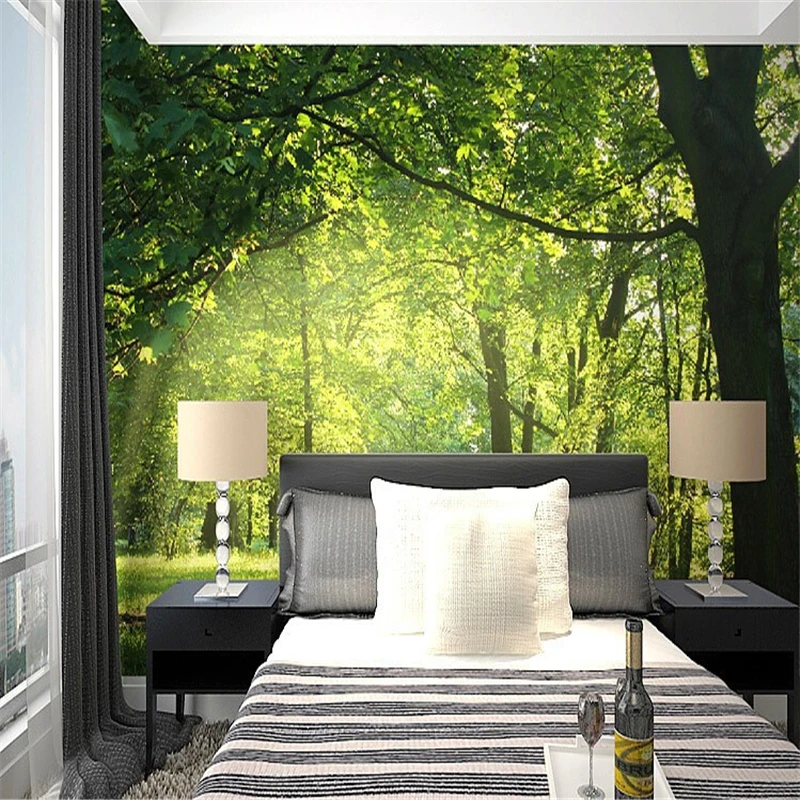 обои beibehang Идиллические природные пейзажи и цветы фоновые обои для гостиной спальни 3D стерео настенные обои