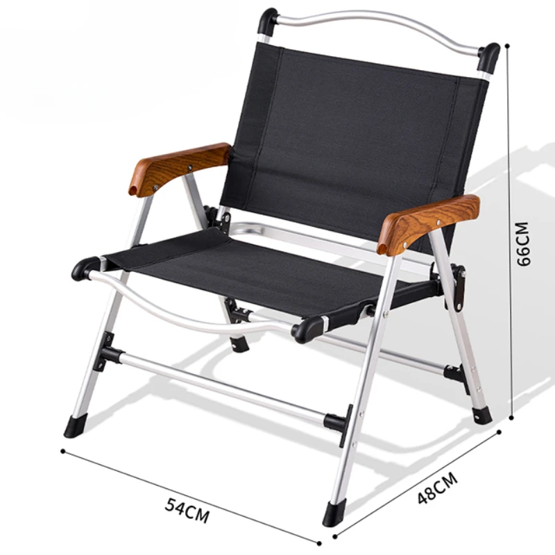 одиночный Портативный пляжный стул на открытом воздухе с откидной спинкой, походный пляжный стул Из алюминиевого сплава Silla Plegable Садовая мебель QF50BC Изображение 5 