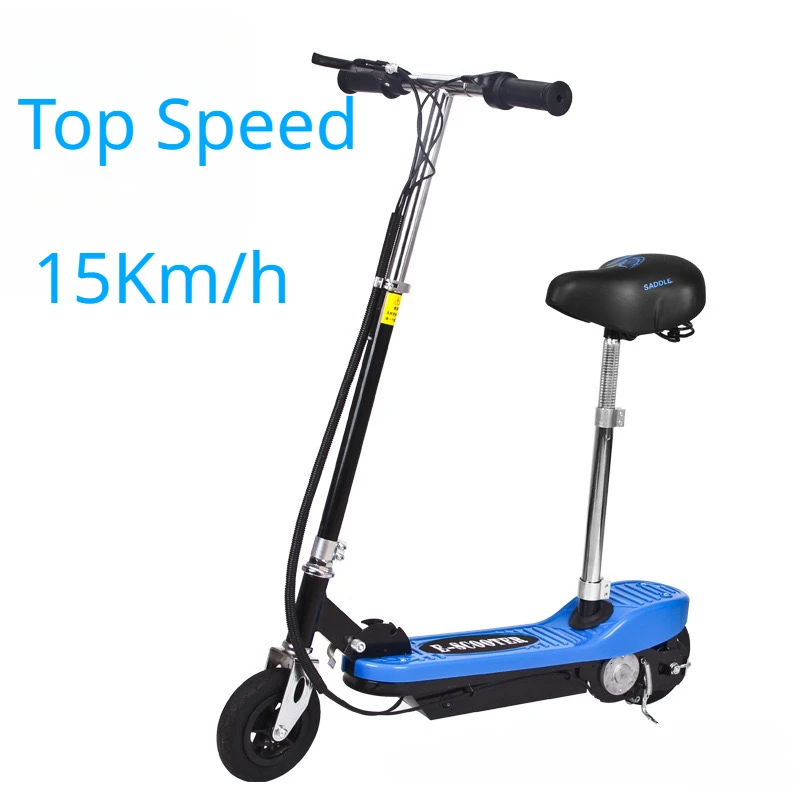 Складной Электрический скутер с сиденьем, Электрический велосипед на 2 колесах, инструмент для городского транспорта для взрослых и детей, игрушка для отдыха Изображение 2 