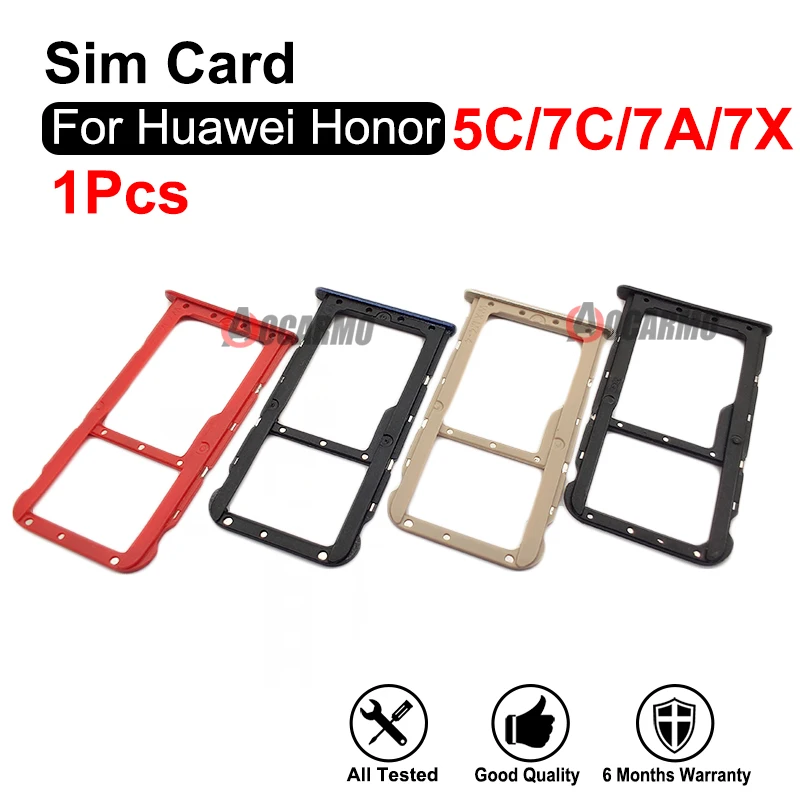 Для Huawei Honor 5c 7C 7X 7A SIM-карта Sim-лоток Слот Держатель Запасные Части
