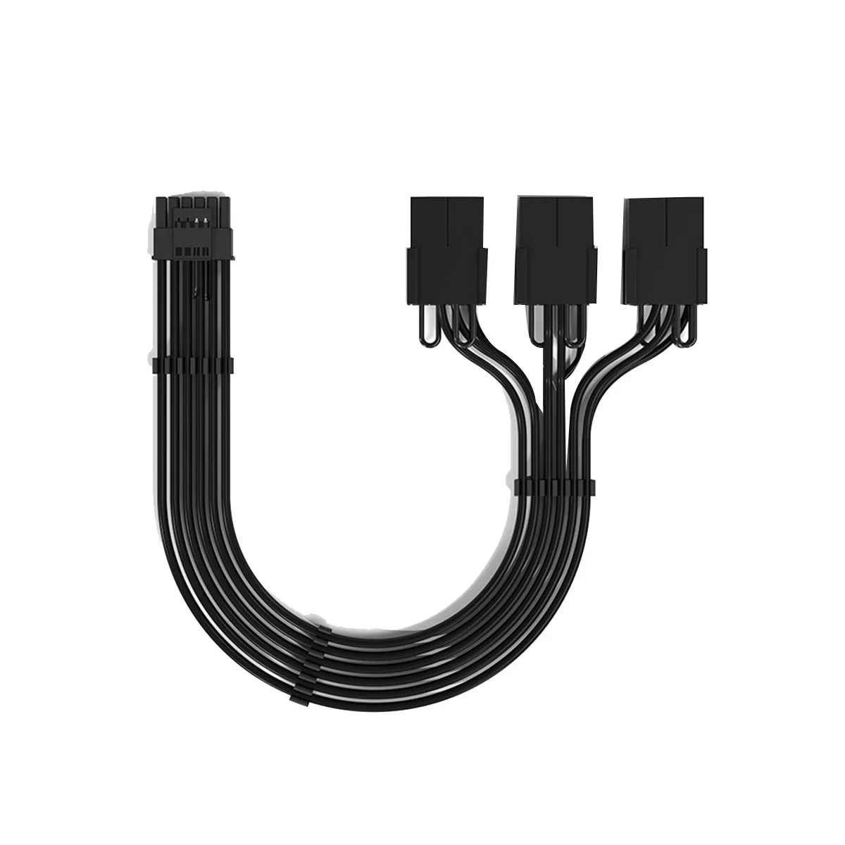 Удлинительный кабель PCIE 5.0 3090Ti 12VHPWR 12 + 4/16Pin к 3X8Pin PCIE-Гнездовым Адаптерным кабелям Power GPU Extension Cable