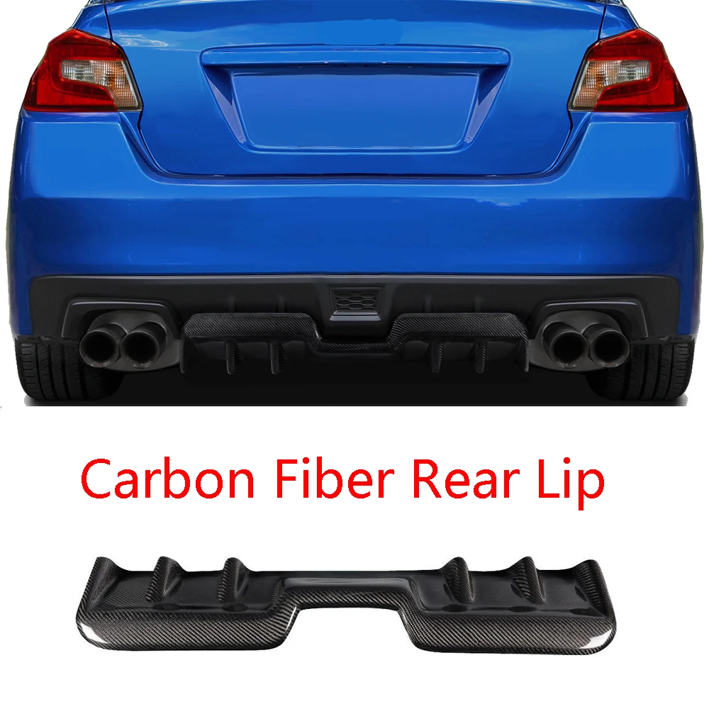 Для Subaru WRX-STI 2015-2021 годов Модификация Обвеса автомобиля с задней Кромкой из Углеродного волокна