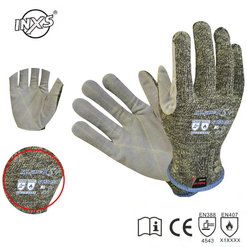 Защитные рабочие перчатки, устойчивые к порезам, высокотемпературным проколам и разрывам