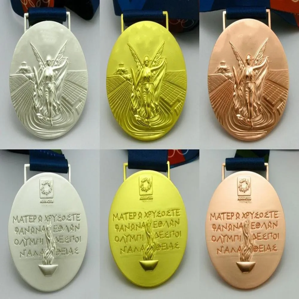 2004 Афинские Медали Копии Медалей Спортивных игр Сувениры Из Коллекции болельщиков