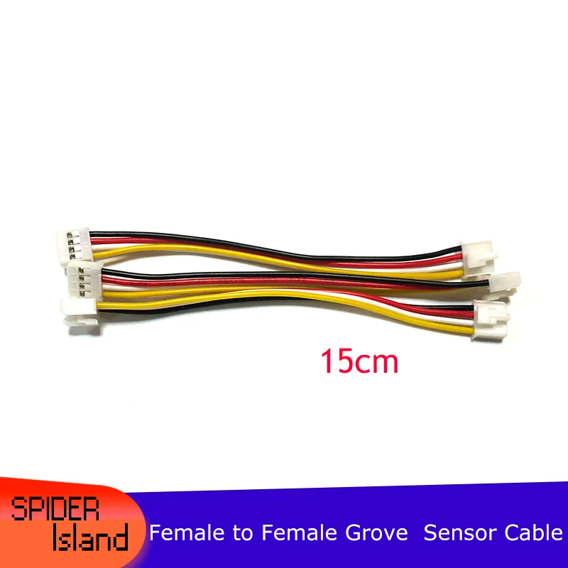 30 шт./лот Кабель Grove 4pin 4P от женщины к женщине 15 см кабель с пряжкой 15 см, Совместимый с кабелем Crowtail, Кабель датчика