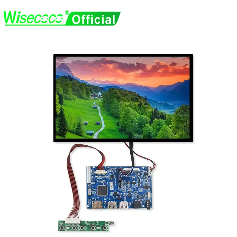 Wisecoco 10,1-Дюймовый TFT LCD 1280*800 Контроллер Рекламной Доски USB-Драйвер Для Видеорекламы Raspberry Pi