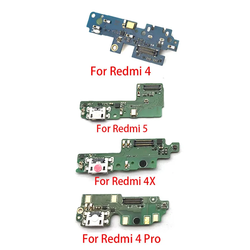 USB Порт для зарядки Док-станция Зарядное устройство Штекер Соединительная плата Гибкий кабель Для Xiaomi Redmi 3 3S 4X 4A 5 5A 4 Pro