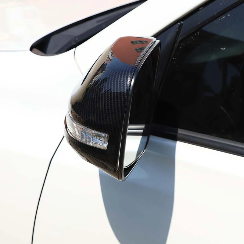 Для Toyota Bandao/Cooluze 2010-2019 Автомобильные зеркала заднего вида из углеродного волокна ABS, накладка Изображение 2 