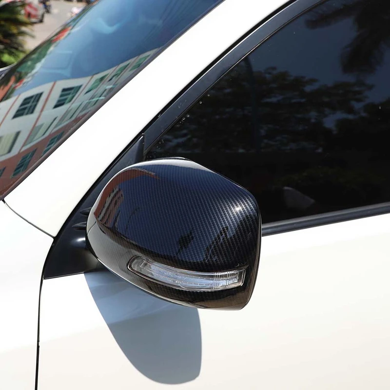 Для Toyota Bandao/Cooluze 2010-2019 Автомобильные зеркала заднего вида из углеродного волокна ABS, накладка Изображение 3 