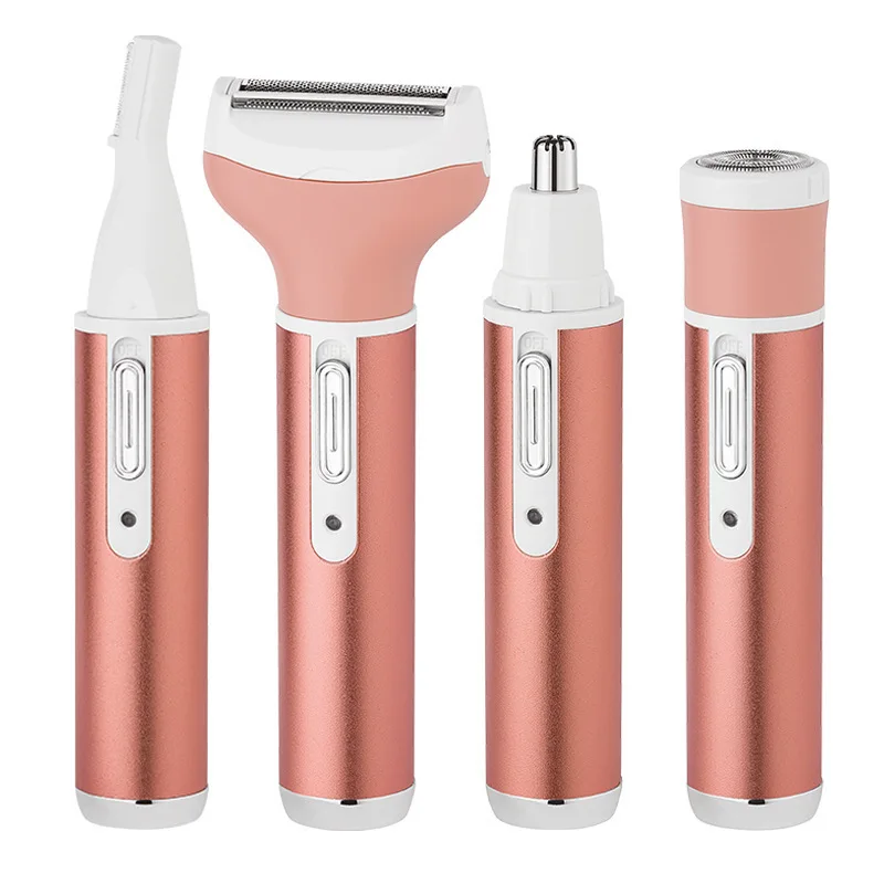 Электрическое средство для удаления волос для женщин, набор бритв для всего тела, средство для удаления волос в носу, Триммер для бровей, USB Перезаряжаемый эпилятор