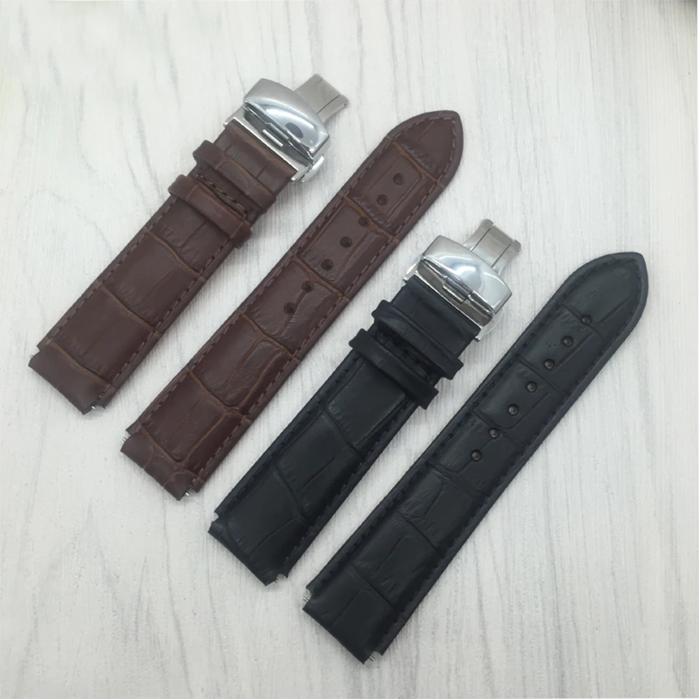 Умный ремешок для часов 22x18 мм, качественный ремешок из натуральной кожи для Huawei watch, Быстросъемные сменные кожаные ремешки для часов Изображение 2 