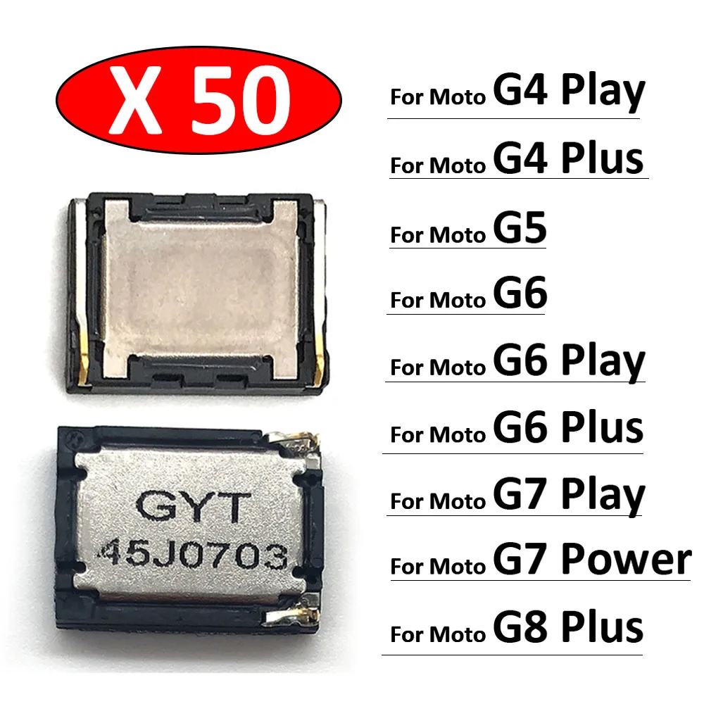 50 шт./лот, Оригинальный Задний Внутренний Звонок, Громкий Динамик, Громкоговоритель Для Motorola Moto G4 G5 G6 G7 G8 Plus Play Power