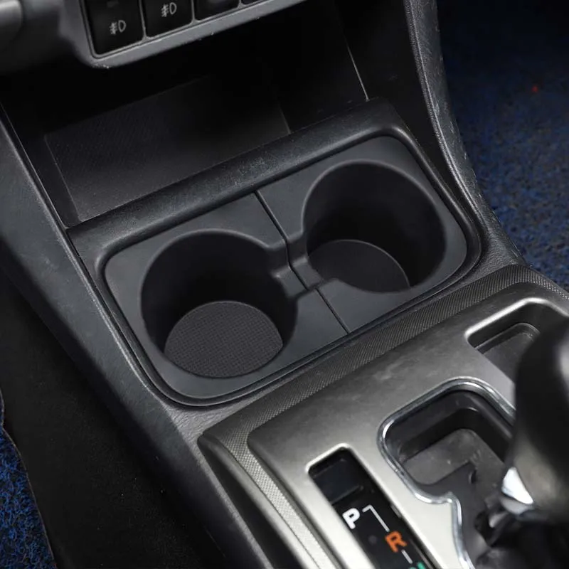 Для Toyota Tacoma 2011-2015 Автомобильный Моделирующий подстаканник в первом ряду, коробка для хранения, TPE, Комплект из 2 предметов, аксессуары для модификации интерьера автомобиля Изображение 5 