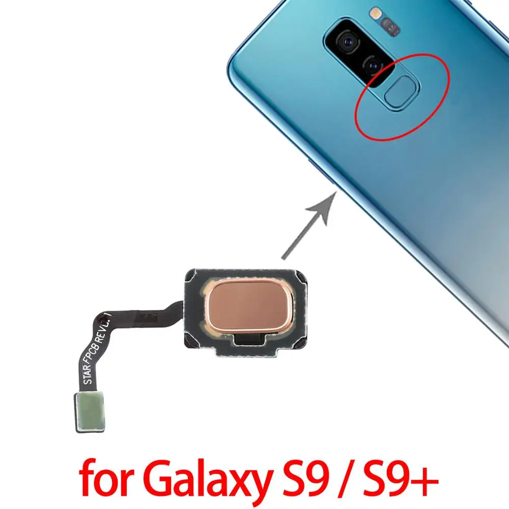 Для Galaxy S9/S9 + Датчик отпечатков пальцев Гибкий кабель для Galaxy S9/S9 +