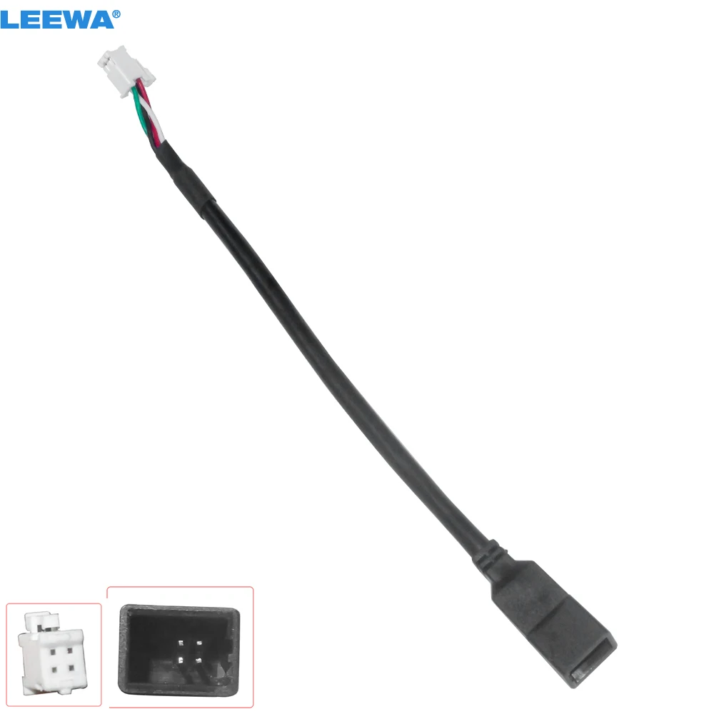LEEWA автомагнитола 4Pin разъем для смены порта USB-адаптера для Suzuki Vitera Alivio USB кабель для передачи #CA6705