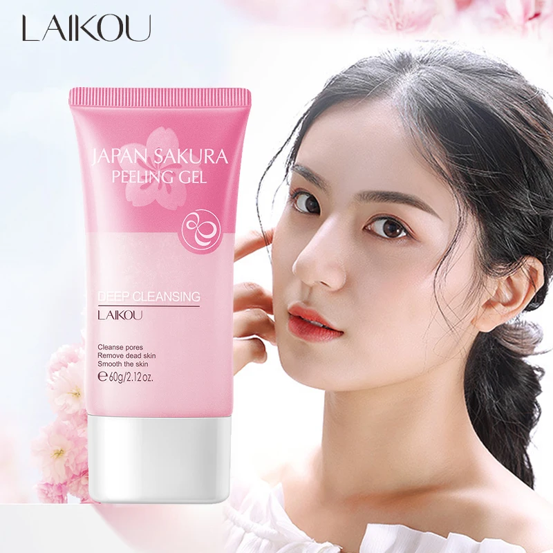 LAIKOU Cherry Blossom Keratin Gel 60 г Очищающее средство для лица и тела Изображение 0 
