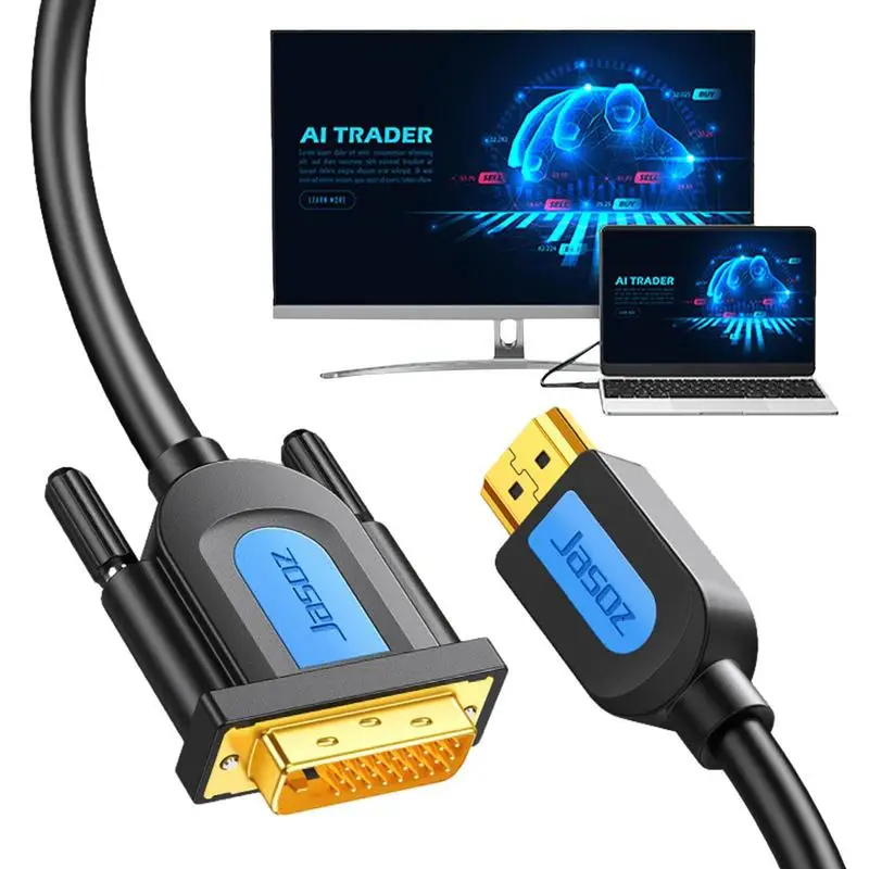 Кабель HD-DVI, мужской двунаправленный адаптер HDMIs, высокоскоростные аксессуары, поддержка компьютерного телевизионного проектора