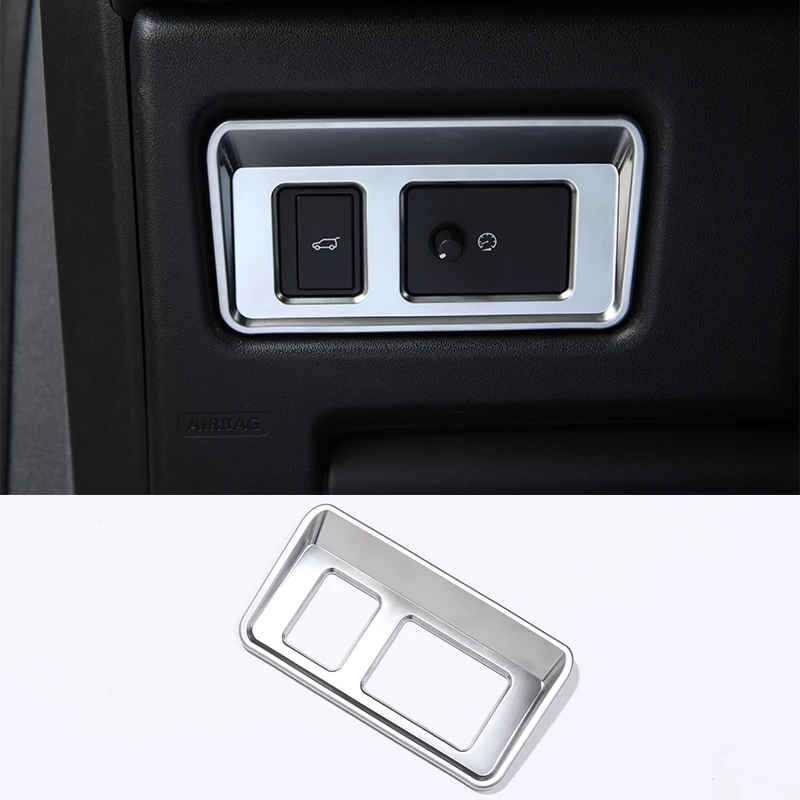 1 шт. ABS Хромированная внутренняя отделка задней двери Отделка рамы для Land Rover Discovery Sport 2015-2018 Автомобильные Аксессуары