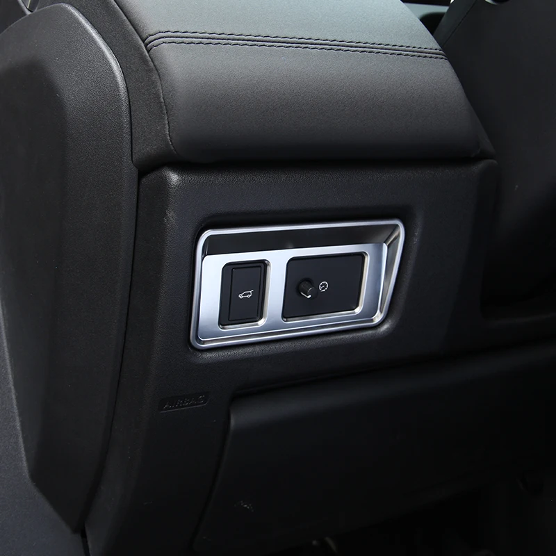 1 шт. ABS Хромированная внутренняя отделка задней двери Отделка рамы для Land Rover Discovery Sport 2015-2018 Автомобильные Аксессуары Изображение 5 