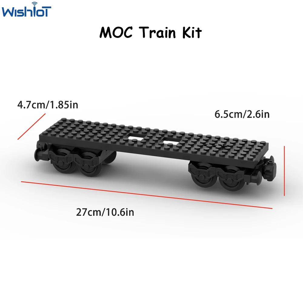 MOC Train Track Kit DIY Car 6x28 Базовые Детали Верхней Пластины Колеса Строительные Блоки Технические Детали 92339 92088 2871 91994 74784 4025