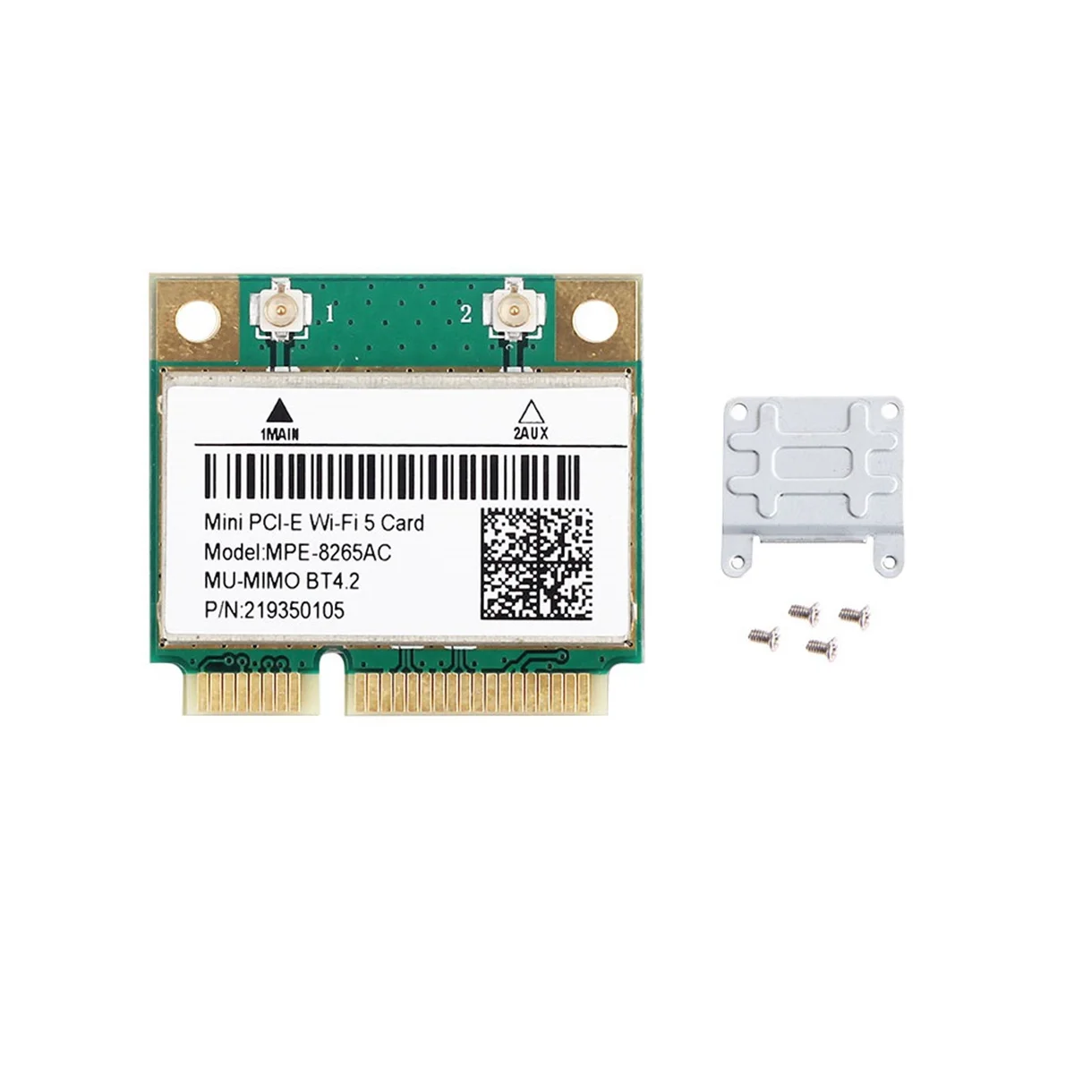 MPE-8265AC Беспроводная карта Wi-Fi Half Mini PCI-E Wifi 5 Двухдиапазонных 802.11AC 2,4 ГГц 5 ГГц 1200 Мбит/с Сетевая карта Wlan