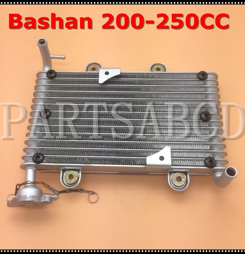 Четырехъядерный Радиатор Bashan 200CC 250CC ATV Для квадроцикла Bashan 200-250CC
