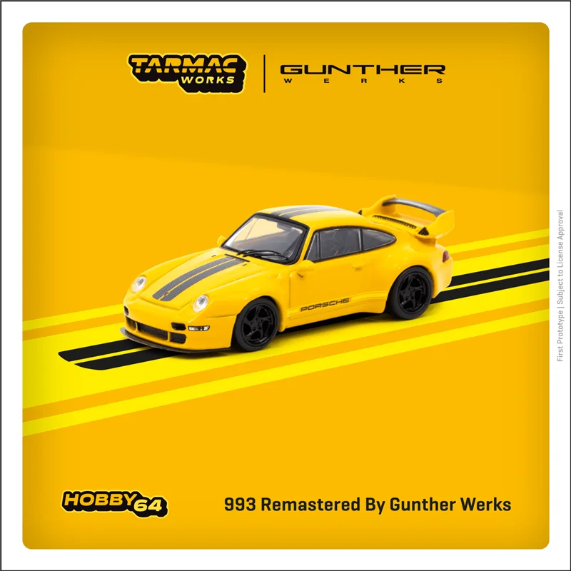 Tarmac Works 1:64 993 Переделанная модель автомобиля Gunther Werks
