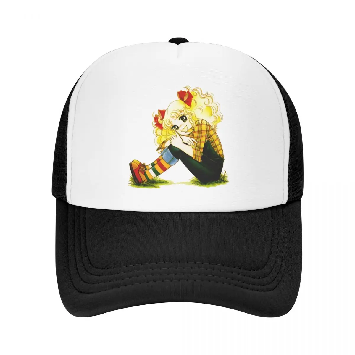 Изготовленная на заказ бейсболка Candy Candy для мужчин и женщин, регулируемая Спортивная шапка для дальнобойщика из мультфильма Аниме манга