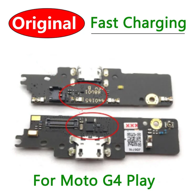 Оригинальный Новый Разъем Зарядного Порта Гибкий Кабель Для Moto G3 G5 G4 G6 G7 G9 Play G9 G10 Power G9 Plus placa de carga dock flex Изображение 2 