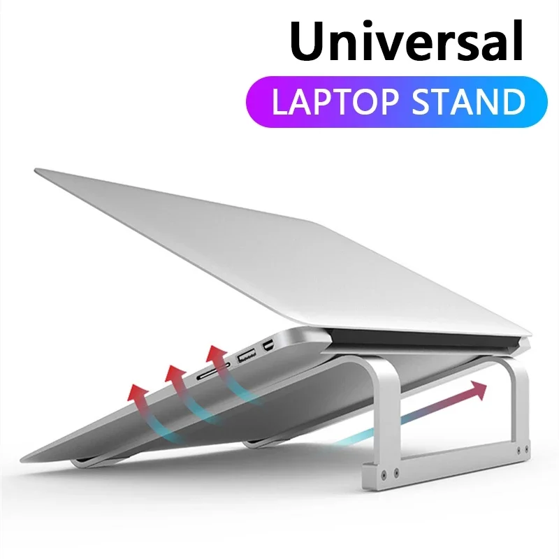 Подставка для ноутбука из алюминиевого сплава, подставка для ноутбука Macbook Pro, подставка для ноутбука Lapdesk, подставка для компьютера, подставка для охлаждения, Универсальная