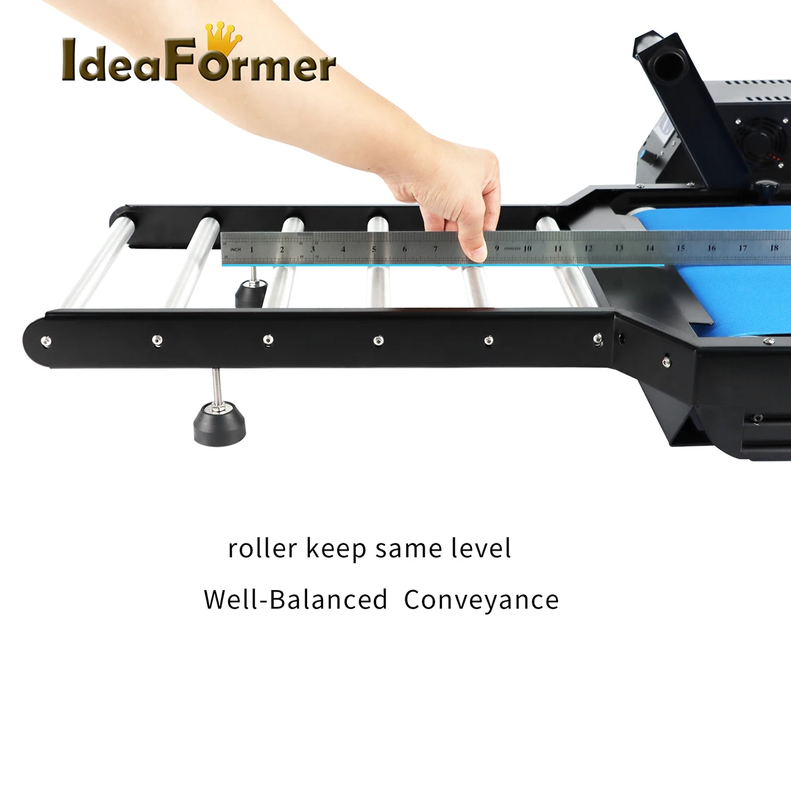 IdeaFormer IR3 V1 Роликовая Пластина для принтера IR3 V1 Детали 3D-принтера Алюминий + железный лоток Для поддержки печатной модели Удлиненная пластина