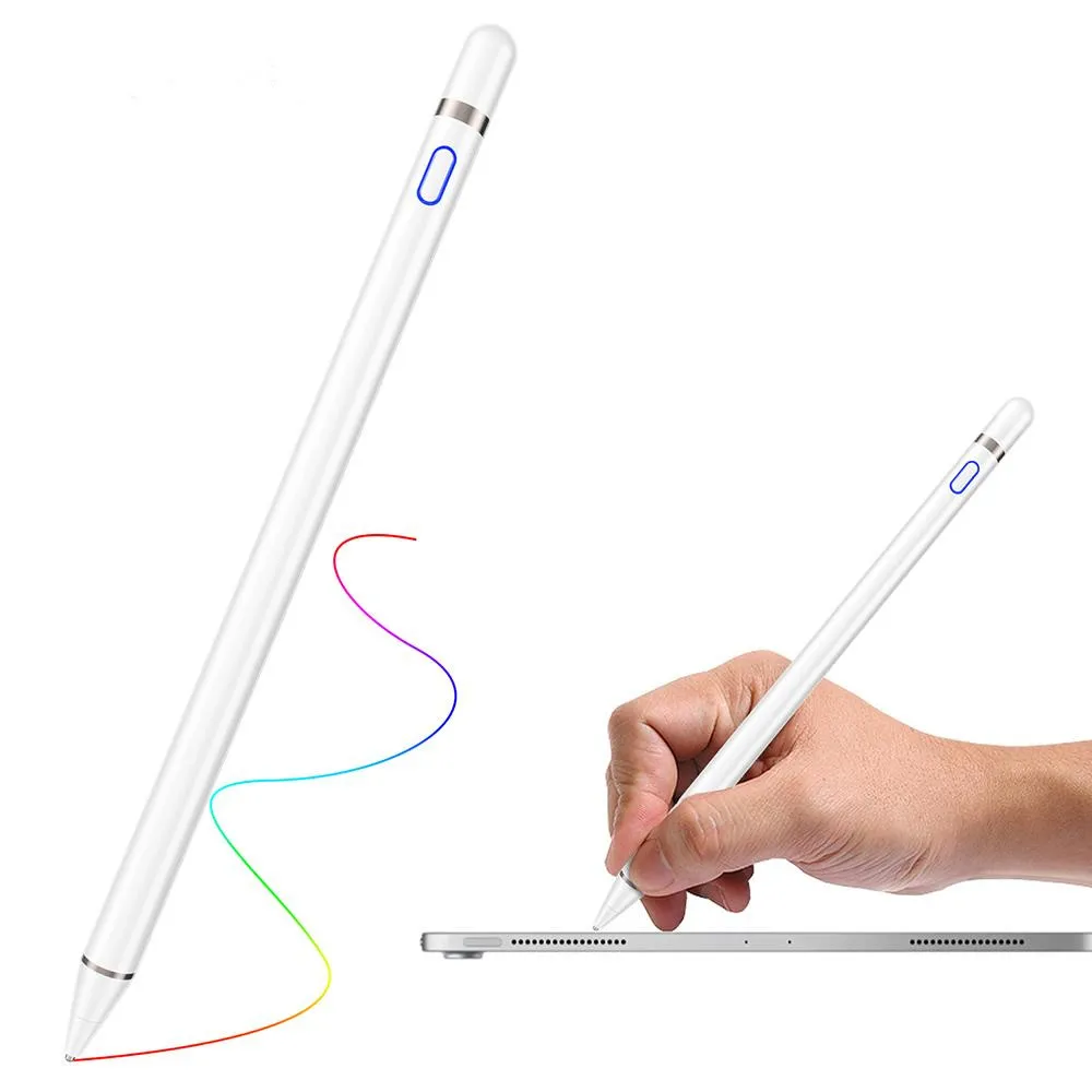Универсальная емкостная ручка с сенсорным экраном Stlus Smart Pen для системы IOS/Android, Apple iPad, телефон, стилус, карандаш, сенсорная ручка