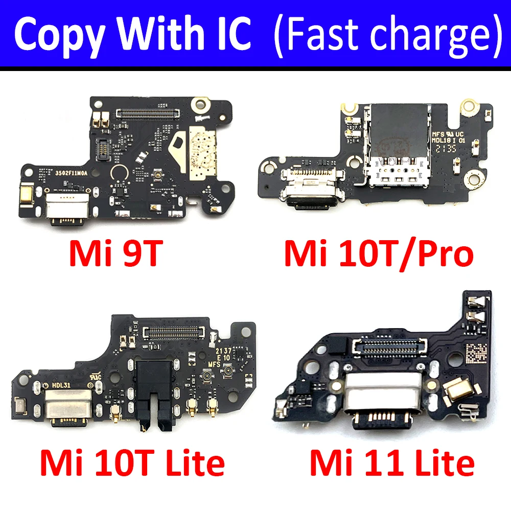 Док-станция USB Зарядное Устройство Порт Зарядки Гибкий Кабель Плата Для Xiaomi Mi 10T 9T 10 11T Pro Mi10T Pro Mi 11 A1 A2 A3 Lite 8 9 SE Изображение 0 
