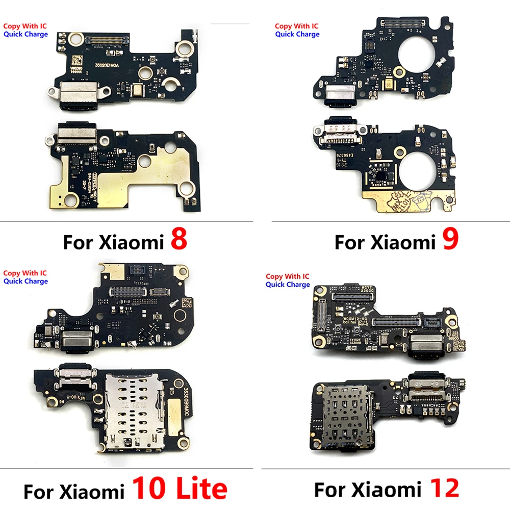 Док-станция USB Зарядное Устройство Порт Зарядки Гибкий Кабель Плата Для Xiaomi Mi 10T 9T 10 11T Pro Mi10T Pro Mi 11 A1 A2 A3 Lite 8 9 SE Изображение 5 