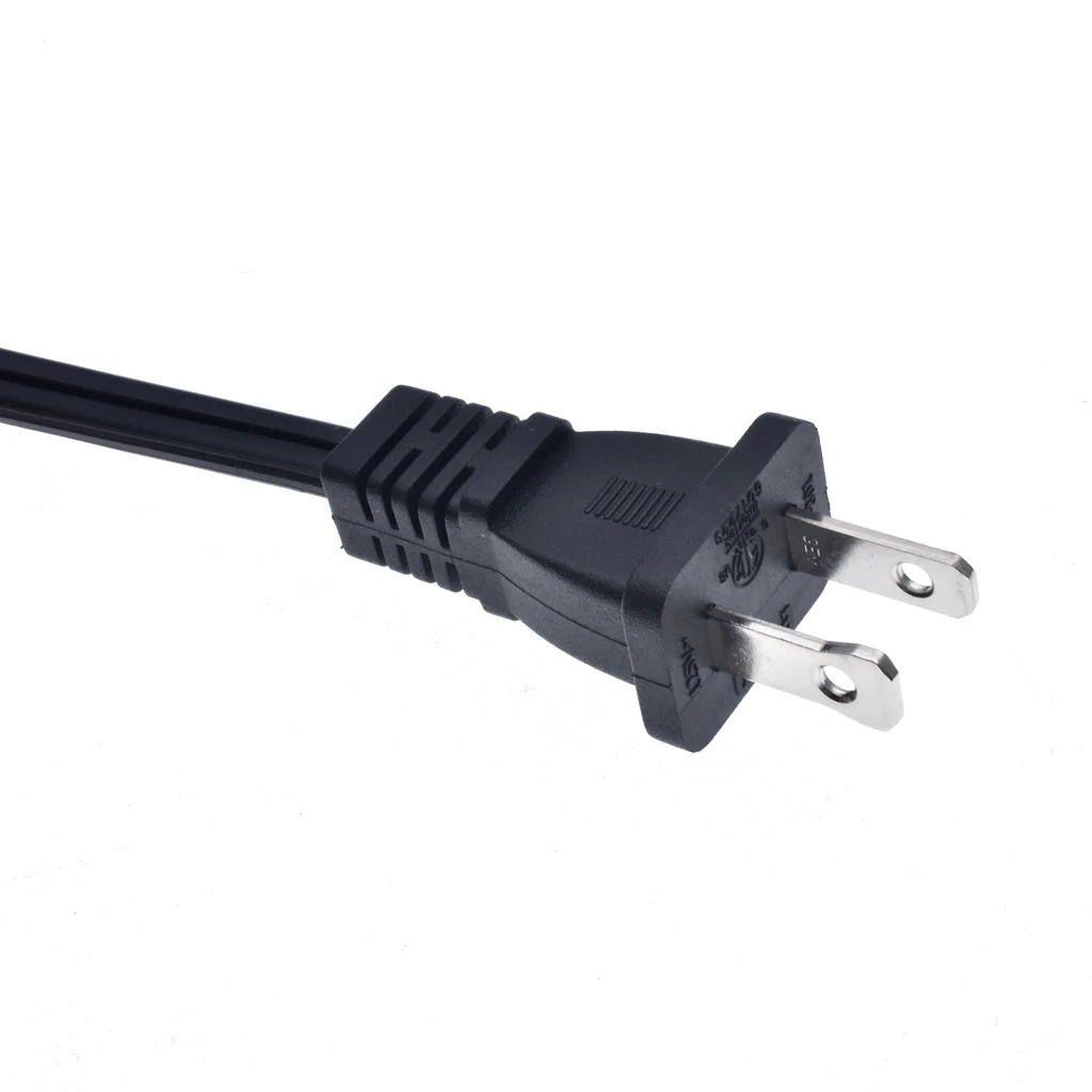  США, 2-контактный Поляризованный кабель от мужчины к женщине, шнур Nema 1-15P/1-15R, удлинитель 16AWG 2C 1,8 м Изображение 4 