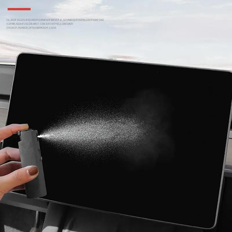 Автоматический Очиститель экрана, Спрей для удаления пыли с экрана компьютера для Tesla Model3/Y, Жидкость для очистки стеклянного экрана, Артефакт, Чистящая жидкость Изображение 3 