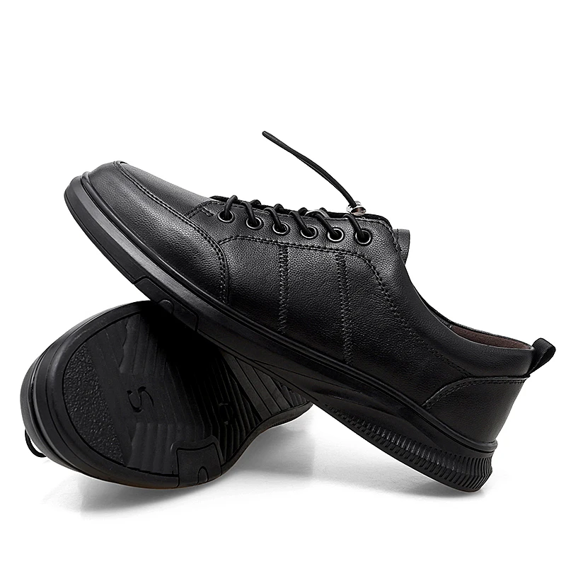 2022 Мужские кроссовки, Легкая Повседневная обувь для Мужчин, Дышащая Мужская Обувь на Шнуровке, Tenis Masculino, Обувь для Катания на Коньках, Мужская Кожаная Школьная Обувь Изображение 5 