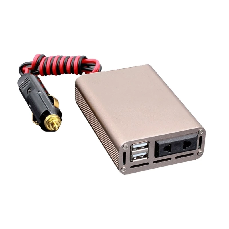 Автомобильный инвертор 150 Вт постоянного тока от 12 В до 220 В Автомобильный конвертер USB-адаптер Прямая Поставка