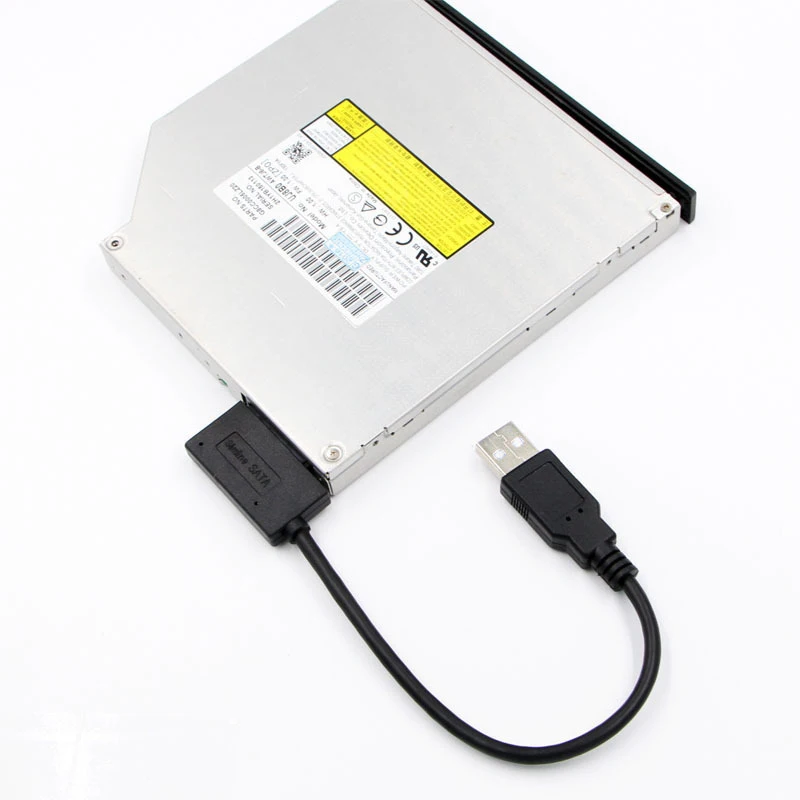 35 см USB-адаптер PC 6P + 7P CD DVD Rom SATA к USB 2,0 Конвертер Slimline Sata 13-Контактный Адаптер Кабель Привода Для Портативных ПК Тетрадь Изображение 2 