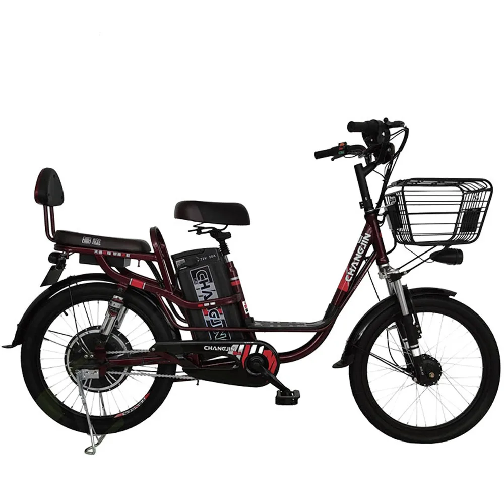 22-дюймовые электрические велосипеды Велосипед с электроприводом Литиевая батарея 350 Вт бесщеточный двигатель Запуск в один клик Ультра износостойкие шины