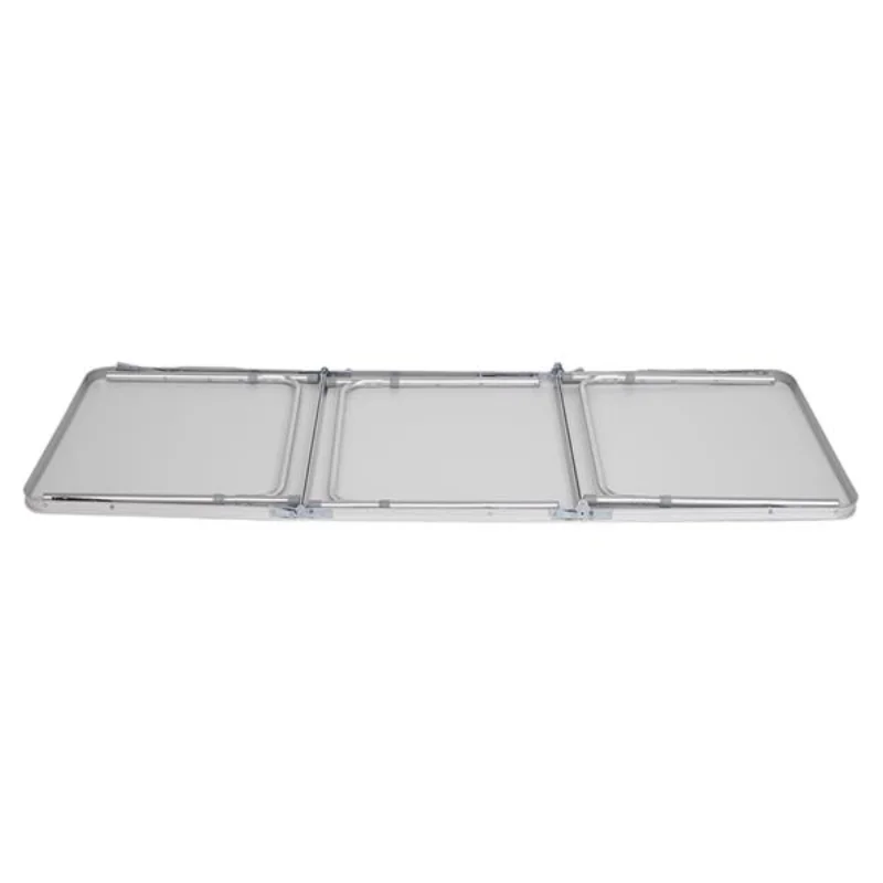 Складной столик из алюминиевого сплава для домашнего использования 180 X 60 X 70 см Белого цвета [на складе в США] Изображение 1 