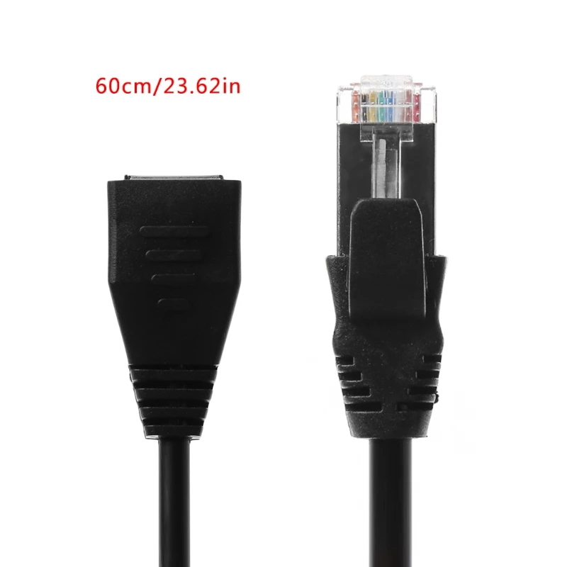 Удлинительный кабель Ethernet для монтажа на экранированную панель F3KE RJ45 Cat5e от мужчины к женщине Изображение 1 