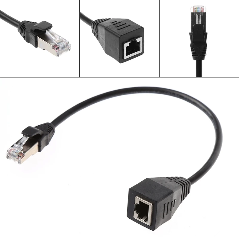 Удлинительный кабель Ethernet для монтажа на экранированную панель F3KE RJ45 Cat5e от мужчины к женщине Изображение 5 
