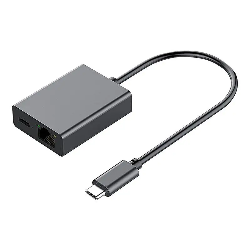 Адаптер Type C к Ethernet для Google TV 4K USB Dock Adapter Портативный Сетевой адаптер USB к Ethernet для Google TV (4K)
